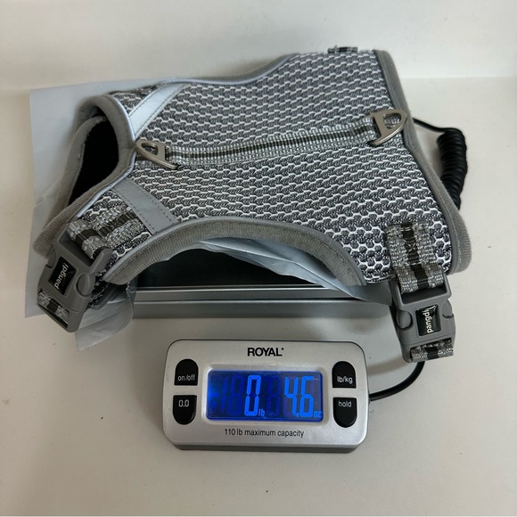 PANGDI Dog Harness Size Large Gray Adjustable Hook & Latch - Picture 9 of 9